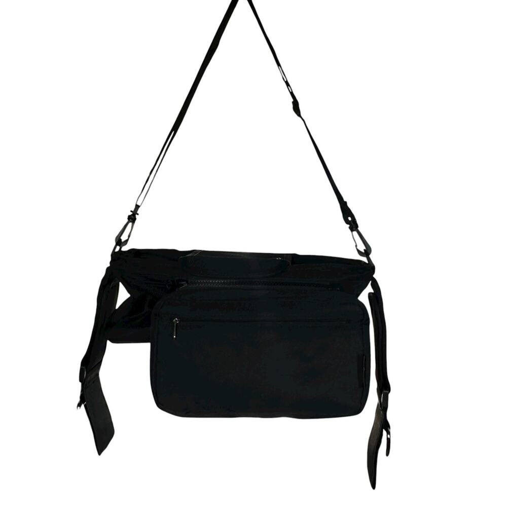 Vorspack Black Baby Stroller Organizer Detachable Bag w/ Bottle Cup Phone Holder